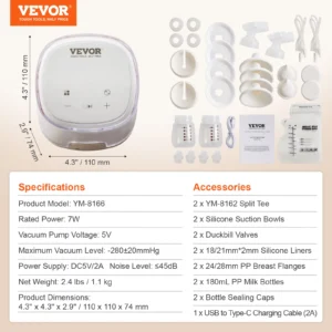 SucceBuy Breast Pump Portable