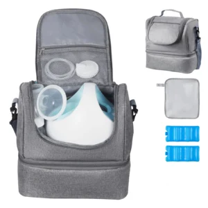 SucceBuy Breast Pump Bag with Ice Pack