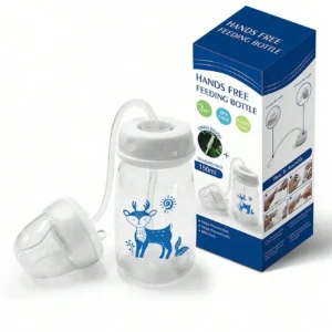Baby Feeding Bottle with Straw Brush