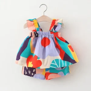 Summer Baby Girls Clothing Sets